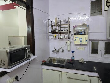 Kitchen in 2 BHK Builder Floor at Kalkaji – for Rent