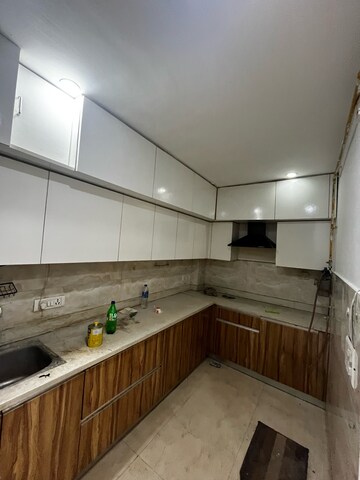 Kitchen in 3 BHK Apartment at Chattarpur – for Rent
