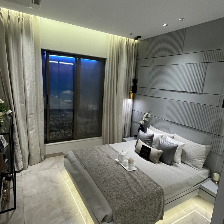 Master Bedroom, parijat-apartment-vikroli-east 1 Bedroom 350 Sq.Ft. Apartment In Tagore Nagar Mumbai 8102478