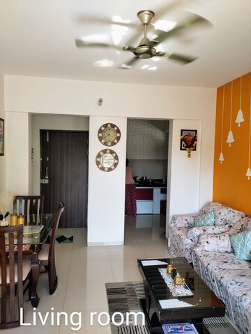 Living Room in 1.5 BHK Apartment at Bramha Skycity Apartment, Dhanori – for Sale
