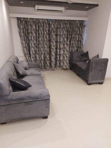Living Room in 2 BHK Apartment at Ruparel Ariana, Parel – for Rent