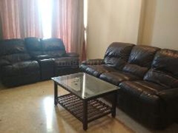 Living Room in 2 BHK Apartment at K Raheja Heights, Malad East – for Rent