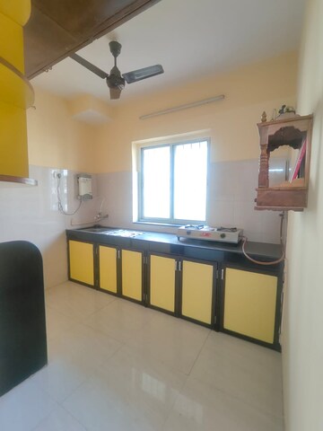 Kitchen in 1 BHK Apartment at Surya Enclave Co op hsg Society, Manpada – for Rent