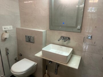 Bathroom in 4 BHK Builder Floor at Safdarjung Enclave – for Rent