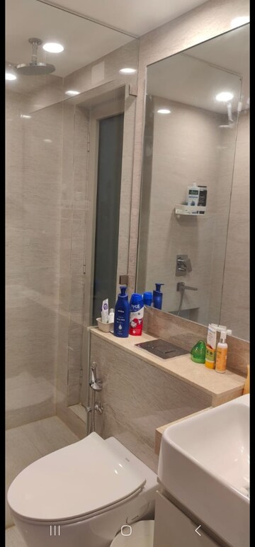Bathroom in 2 BHK Apartment at Hiranandani Castle Rock, Powai – for Rent