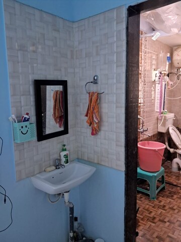 Bathroom in 1 BHK Apartment at Nigdi – for Rent