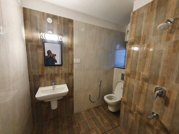 Bathroom in 3 BHK Apartment at Jayabheri The Summit, Narsingi – for Rent
