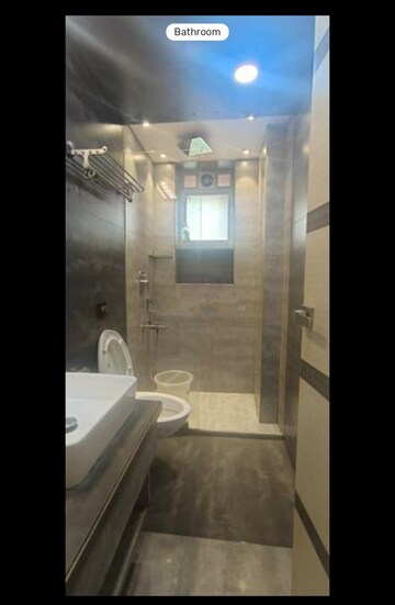 Bathroom in 2 BHK Apartment at Sheth Vasant Galaxy, Goregaon West – for Rent