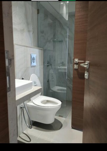 Bathroom in 3 BHK Apartment at Goregaon West View CHS, Goregaon West – for Rent