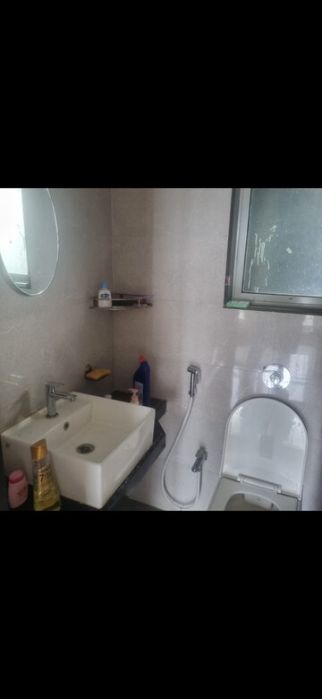 Bathroom in 1 BHK Apartment at Ashar Metro Towers, Vartak Nagar – for Rent