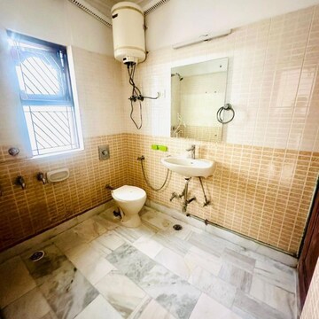 Bathroom in 3 BHK Builder Floor at Malviya Nagar – for Rent