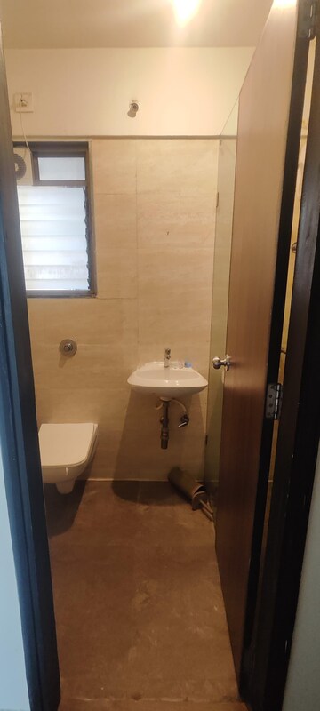Bathroom in 1 BHK Apartment at MJ Shah Centrio, Govandi – for Rent