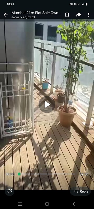 Staircase in 4 BHK Apartment at Lodha The World Towers World One Tier 2, Worli – for Sale