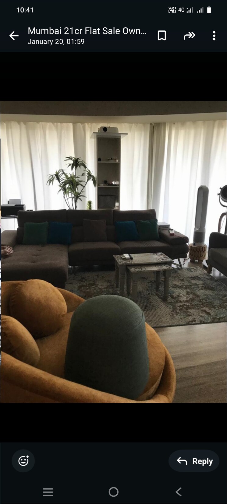 Living Room, lodha-the-world-towers-world-one-tier-2 4 Bedroom 4000 Sq.Ft. Apartment In Worli Mumbai 8103193