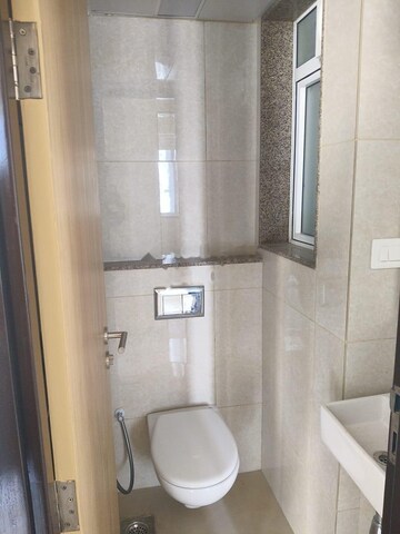 Bathroom in 1 BHK Apartment at L&T Emerald Isle, Powai – for Rent