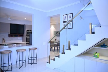 Staircase in 3 BHK Penthouse at Ambala Highway – for Sale