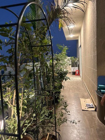 Balcony in 3 BHK Apartment at Indiabulls Sky Forest, Lower Parel – for Rent