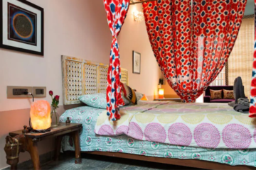 Bedroom in 3.5 BHK Builder Floor at Greater Kailash I – for Rent