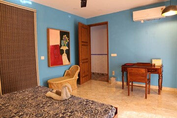 Living Room in 3.5 BHK Builder Floor at Greater Kailash I – for Rent
