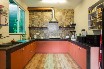 Kitchen in 3.5 BHK Builder Floor at Greater Kailash I – for Rent
