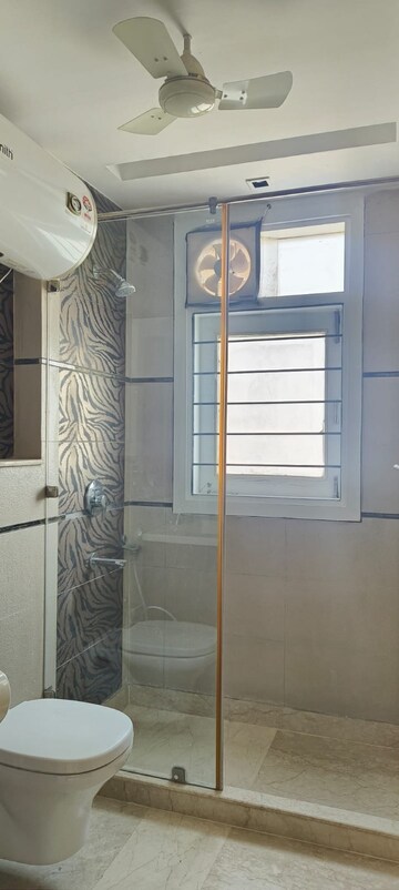 Bathroom in 3 BHK Builder Floor at Defence Colony – for Rent