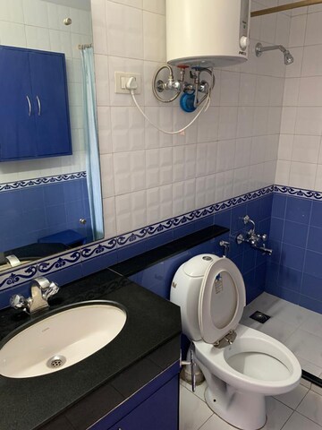Bathroom in 3 BHK Apartment at Ansal Sushant Estate, Sector 52 – for Rent
