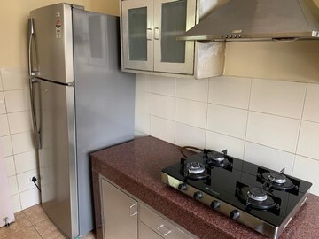 Kitchen in 3 BHK Apartment at Ansal Sushant Estate, Sector 52 – for Rent