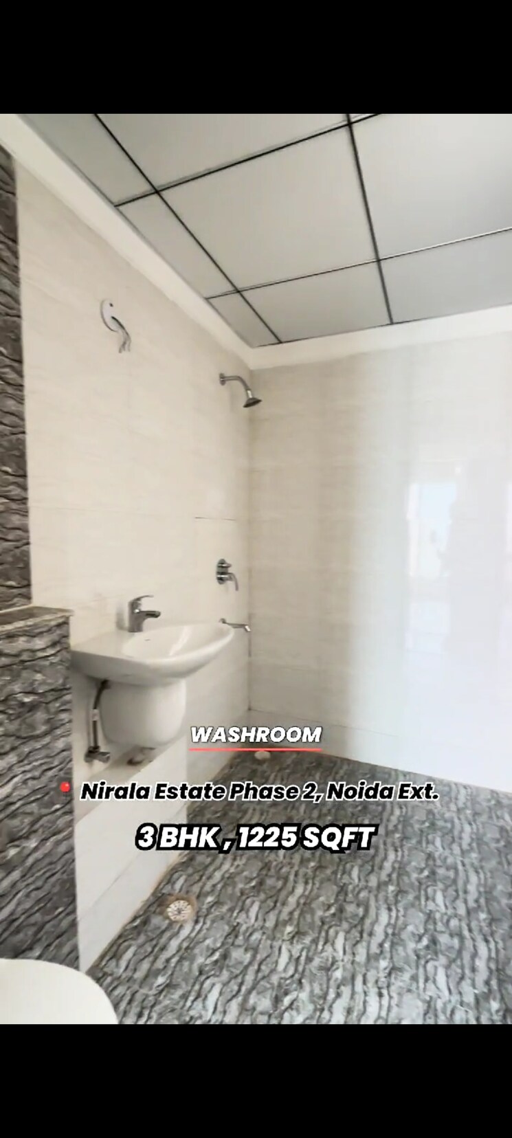 Bathroom, nirala-estate-ii 3 Bedroom 1225 Sq.Ft. Apartment In Tech Zone 4 Greater Noida Greater Noida 8103684