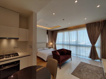Team Area in 1 BHK Apartment at Bhartiya Leela Residences, Thanisandra Main Road – for Rent