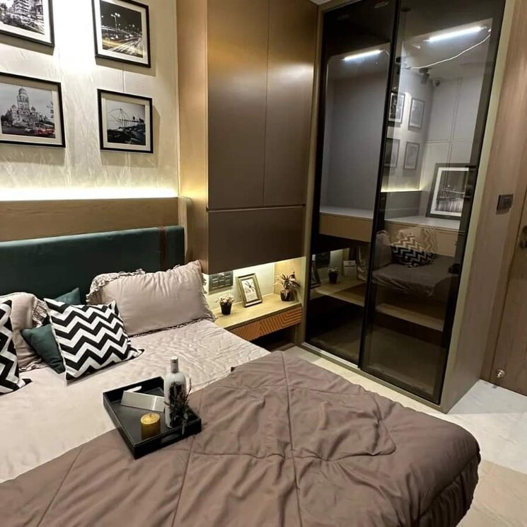 Master Bedroom, conceptual-suraksha-smart-city-phase-i 1 Bedroom 375 Sq.Ft. Apartment In Vasai East Palghar 8103789