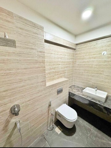 Bathroom in 2 BHK Apartment at Rajesh Raj Infinia, Malad West – for Rent