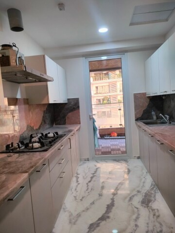 Kitchen in 3 BHK Apartment at Lokhandwala Minerva Mahalaxmi, Mahalaxmi – for Rent