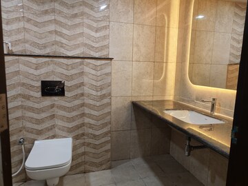 Bathroom in 3 BHK Apartment at Pashmina Waterfront, Old Madras Road – for Rent