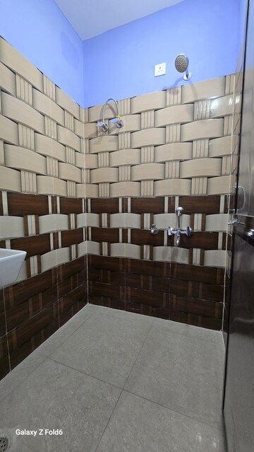 Bathroom in 2 BHK Builder Floor at Chattarpur – for Rent