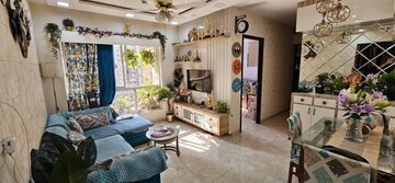 Living Room in 1 BHK Apartment at DLasa Heights, Nalasopara East – for Rent