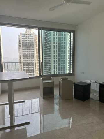 Living Room in 3 BHK Apartment at Oberoi Realty Esquire, Goregaon East – for Rent