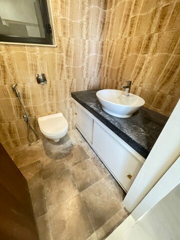 Bathroom in 2 BHK Apartment at Lodha Crown Quality Homes, Majiwada – for Rent