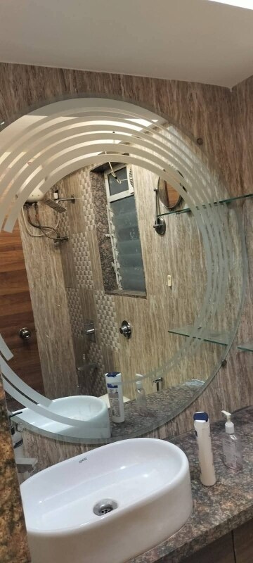 Bathroom in 1 BHK Apartment at Rudrani Heritage, Nalasopara West – for Rent