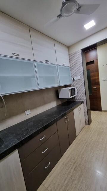 Kitchen in 2.5 BHK Apartment at Mahindra Splendour, Bhandup West – for Rent