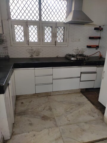 Kitchen in 2 BHK Builder Floor at Ansal Sushant Lok I, Sector 43 – for Rent