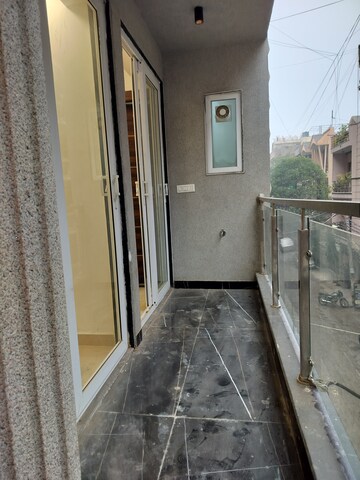 Balcony in 3 BHK Builder Floor at Chattarpur – for Rent