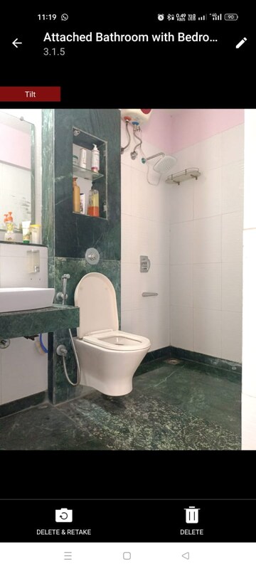 Bathroom in 2 BHK Apartment at Raunak Unnathi Woods Phase 4 And 5, Ghodbunder Road – for Rent