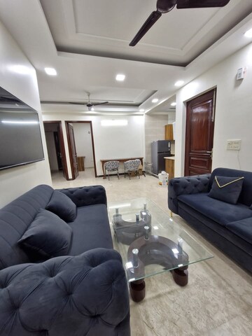 Living Room in 3 BHK Builder Floor at Sector 9 – for Rent