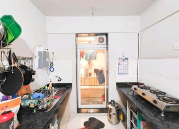 Kitchen in 2 BHK Apartment at Rustomjee Azziano Wing D, Majiwada – for Sale
