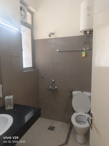Bathroom in 2 BHK Apartment at Pioneer Park Phase 1, Sector 61 – for Rent