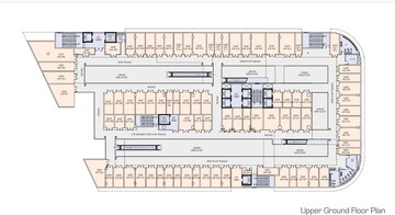 Floor Plan in  Shop at Emaar MGF Colonnade, Sector 66 – for Sale