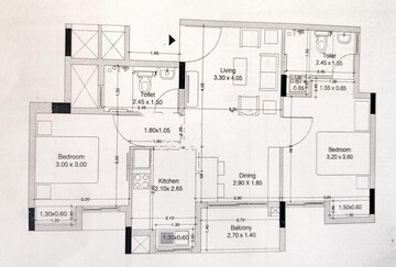 2 BHK Apartment For Resale in Brigade Parkside North Jalahalli Bangalore  8104472