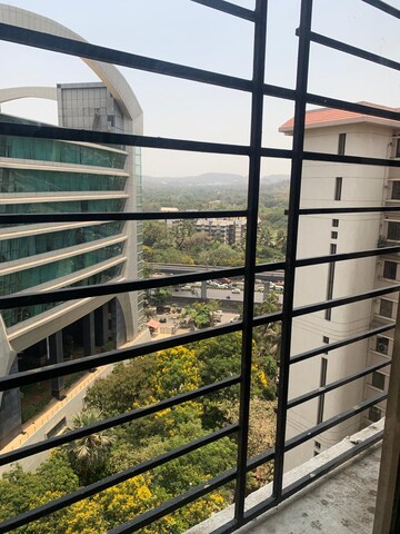 Balcony in 3 BHK Apartment at Raheja Sherwood, Goregaon East – for Rent