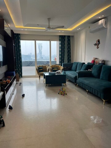 Living Room in 4 BHK Builder Floor at Ansal Sushant Lok I, Sector 43 – for Sale