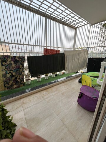 Balcony in 4 BHK Builder Floor at Ansal Sushant Lok I, Sector 43 – for Sale